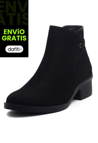 Botin Cuero Mujer Negro Ocai Lina 001 Ocai