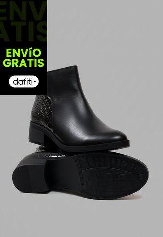 Bota Cuero Mujer Negro Ocai Luxe Ocai