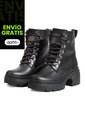 Bota En Cuero Mujer Negro Ocai Hadara de Ocai