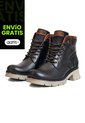 Botines Cuero Mujer Negro X Café Urbano Ocai Gemma de Ocai