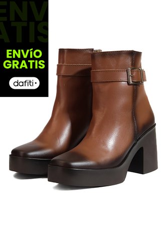 Botines Cuero Mujer Café Ocai Cintia Ocai