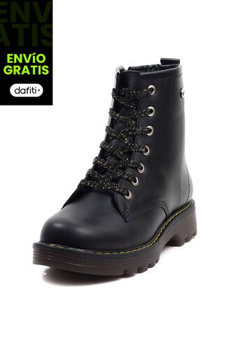 Bota Niña Casual Cuero Negro Ocai Valery Ocai