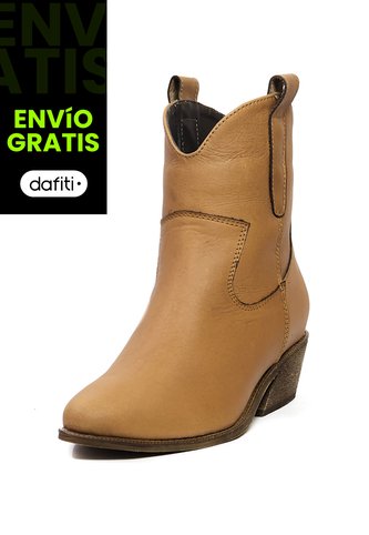 Bota Casual Cuero Miel Hers Kala Ocai