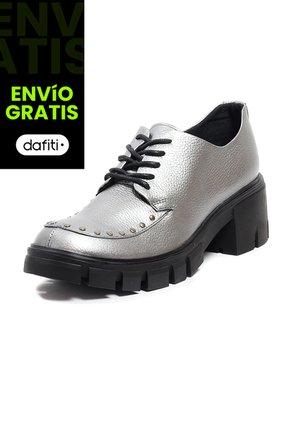 Mocasín Oxford Cuero Plata Ocai Georgia