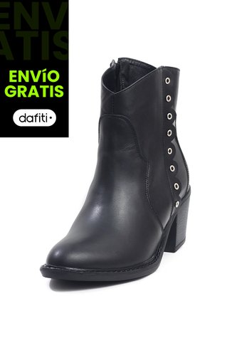 Bota Casual Cuero Negro Ocai Abba Ocai