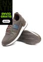 Tenis Cuero Hombre Café Azul Ocai Iván 001 de Ocai