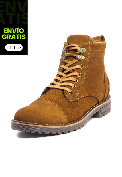 Bota Hombre Cuero Miel Ocai F002