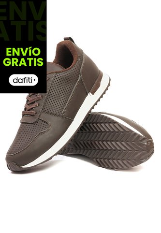 Tenis Cuero Hombre Café Ocai Iván 002 Ocai