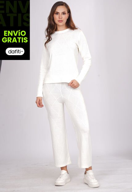 Conjunto Tejido Blanco Ocai 1181