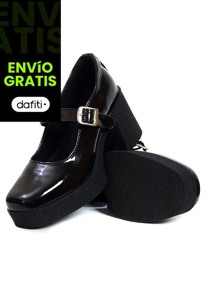 Zapatos De Tacón Mafalda Negro Ocai Ginebra 002