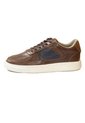 Tenis Cuero Premium Urbanos Hombre Café Camel Ocai T202 de Ocai