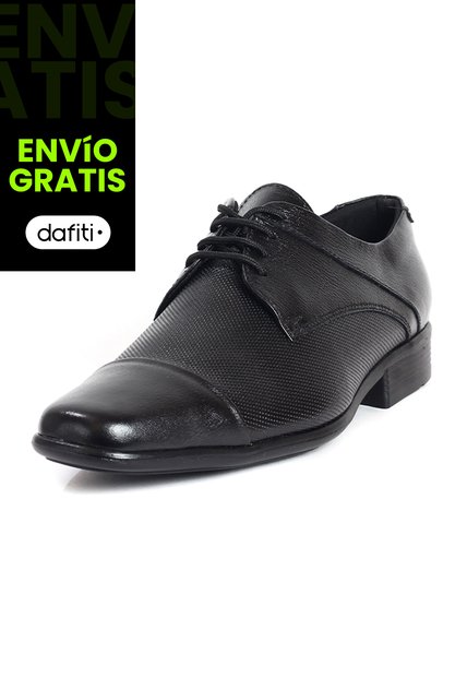 Zapato Hombre Cuero Negro Ocai Tomás 001