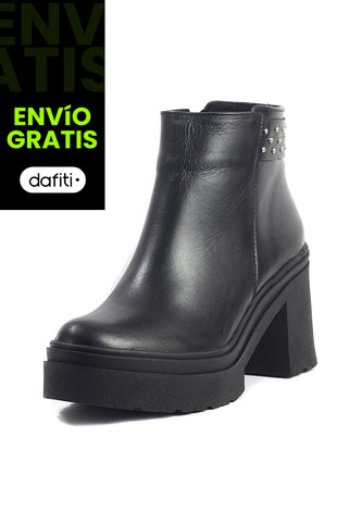 Botines Cuero Mujer Negro Ocai Diro 001 Ocai