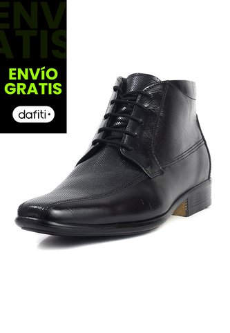 Botín Cuero Hombre Negro Ocai Adryan 001 Ocai