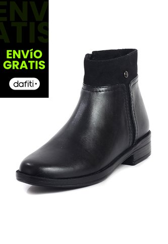 Botines Mujer Cuero Negro Ocai J02 Ocai