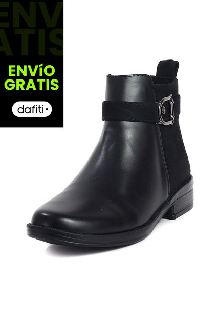 Botines Mujer Cuero Negro Ocai J03