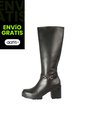 Botas Cuero Mujer Negro Ocai Mila 001 de Ocai