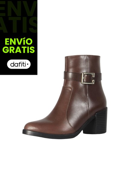 Botines Cuero Mujer Miel Ocai Dalia 001