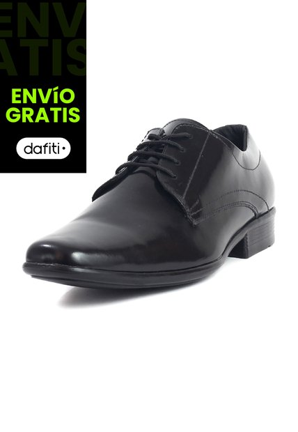 Zapato Cuero Hombre Negro Ocai Dario 001