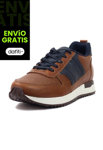 Tenis Cuero Hombre Ocai Iván 001 Miel Ocai