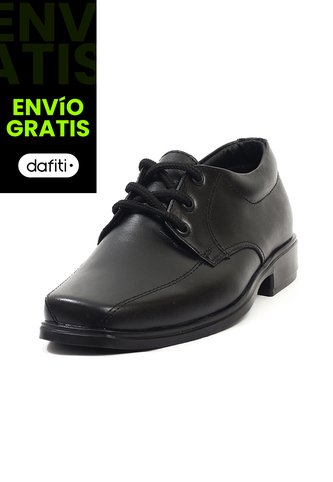 Zapato Colegial Cuero Niño Ocai E003 Ocai