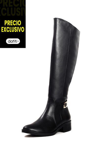 Bota Mujer Cuero Negro Ocai Lore 001-2