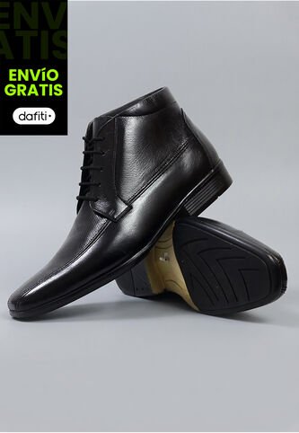 Bota Cuero Hombre Negro Ocai Lusso Ocai