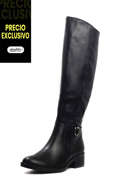 Bota Mujer Cuero Negro Ocai Lore 001