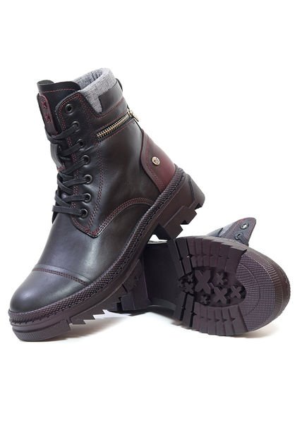 Bota Mujer Cuero Negro OCAi Berlín