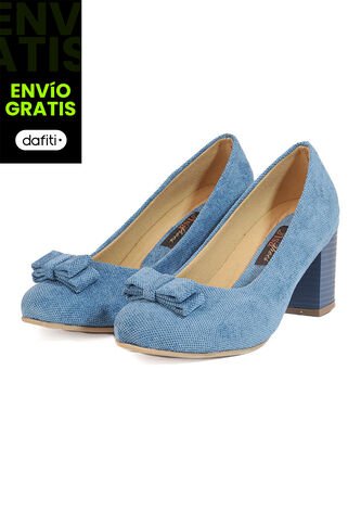 Tacón Azul Claro Tejido Ocai Belly Ocai