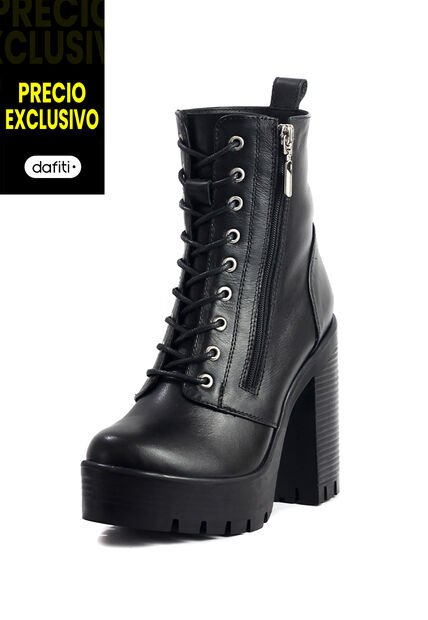 Bota Mujer Cuero Negro OCAi Kimberly