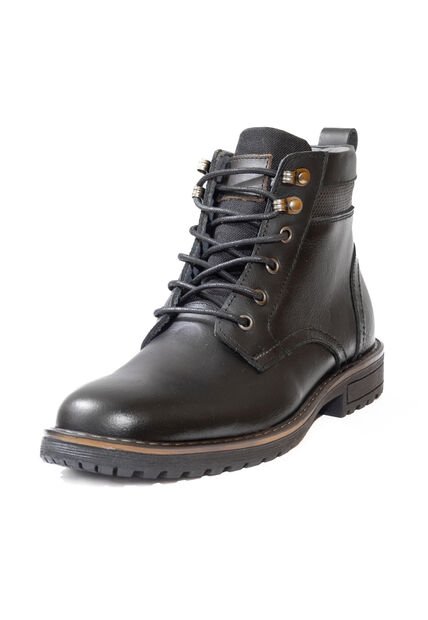 Botas Casuales Cuero Genuino Hombre Negro Grafito Ocai B107