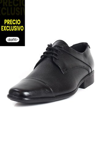 Zapato Hombre Cuero Negro Ocai Tomás 001 Ocai