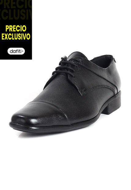 Zapato Hombre Cuero Negro Ocai Tomás 001