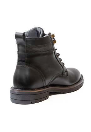 Botas Casuales Cuero Genuino Hombre Negro Grafito Ocai B107