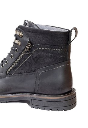 Botas Casuales Cuero Genuino Hombre Negro Noche Ocai B105