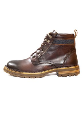 Botas Casuales Cuero Genuino Hombre Café Cognac Ocai B101