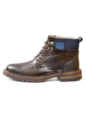 Botas Casuales Cuero Genuino Hombre Café Tabaco Ocai B106