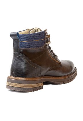 Botas Casuales Cuero Genuino Hombre Café Tabaco Ocai B106