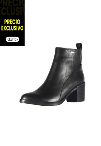 Botines Cuero Mujer Negro Ocai Gala 001 Ocai