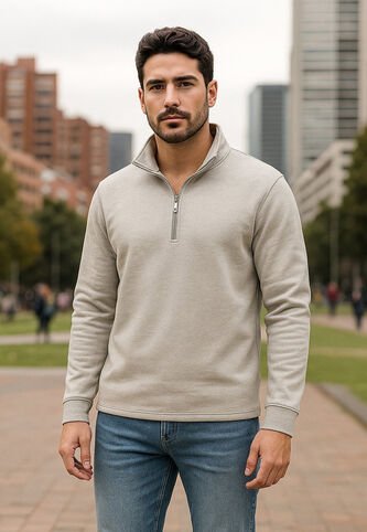 Buzo Hombre Gris Claro Ocai SHMC003 Ocai