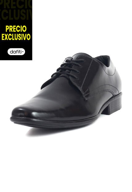 Zapato Cuero Hombre Negro Ocai Dario 001