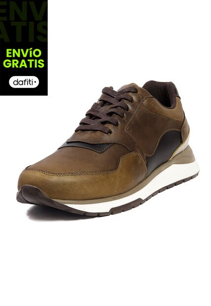 Tenis Cuero Hombre Tierra Ocai Atlanta 001