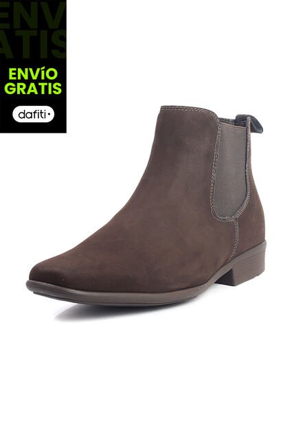 Botín Cuero Hombre Café Ocai Aurelio 001