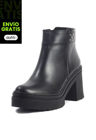 Botines Cuero Mujer Negro Ocai Diro 001 Ocai