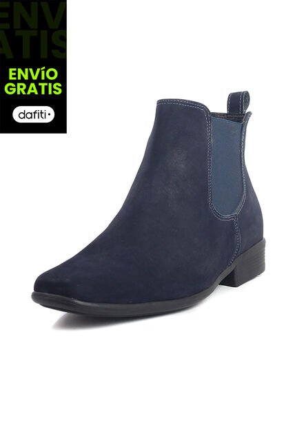 Botín Cuero Hombre Azul Ocai Aurelio 001