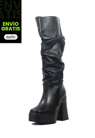 Botas Cuero Mujer Negro Ocai Soley 001 Ocai