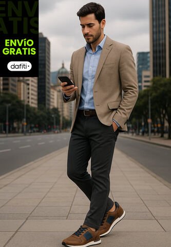 Tenis Cuero Hombre Café Ocai Ivan 001 Ocai