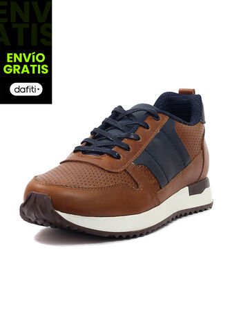 Tenis Cuero Hombre Ocai Iván 001 Miel Ocai