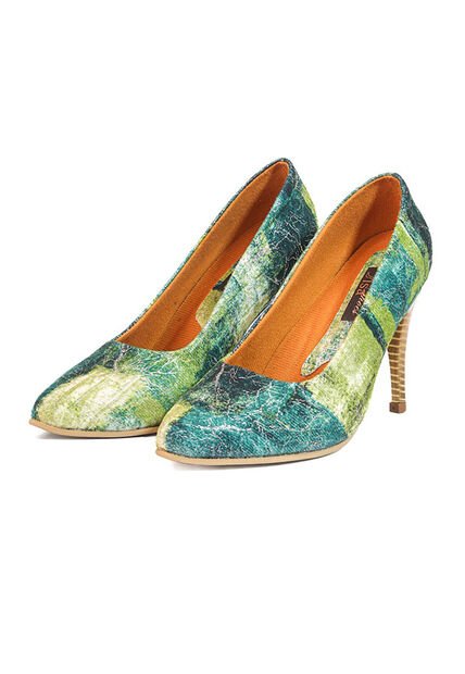 Tacon Verde Estampado Ocai Adela